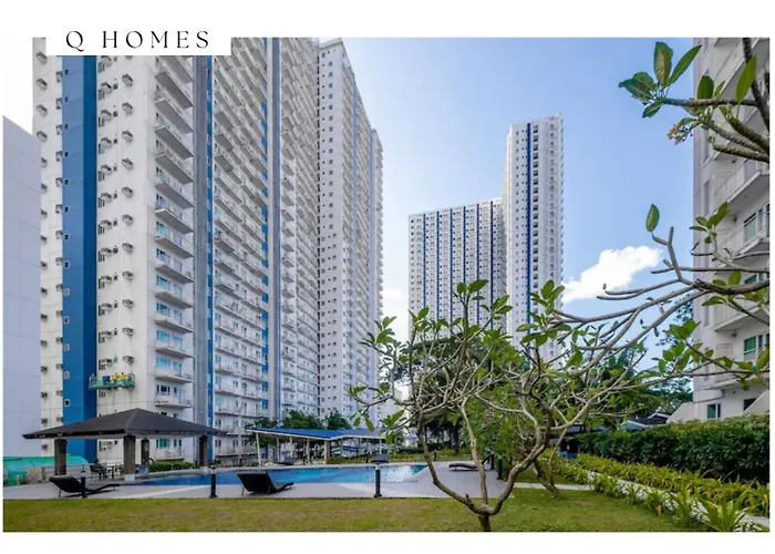 Cozy 1-br Unit In Grass Residences Qc Apartamento