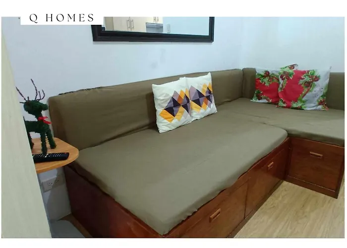 Cozy 1-br Unit In Grass Residences Qc Apartamento *
